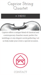 Mobile Screenshot of capricestringquartet.com